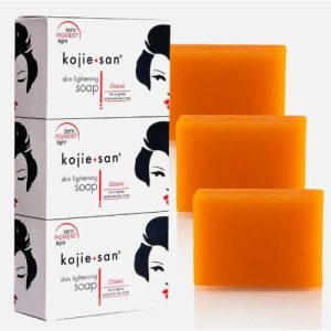 Kojie san skin lightening soap 100g pack of 3